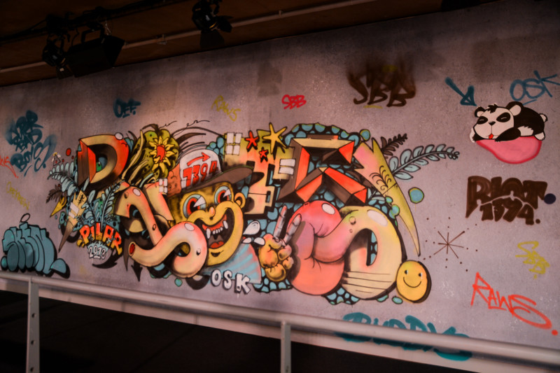 Event Graffitiauftrag, Graffiti Auftrag, Marc Cain, Fashion Week Berlin, Live Painting, Skenar73, Raws, Riot1394, Nascauno